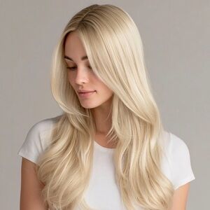 BELLAMI Silk Seam Clip In Extensions in Beach Blonde